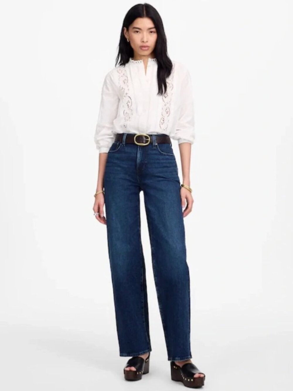 Madewell | Perfect Vintage Wide-Leg Jeans Nighthawk Wash | Size  27
